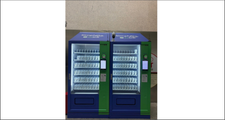 EZ-Link Vending Machine at Changi Airport Terminal 2 & 3 Exit